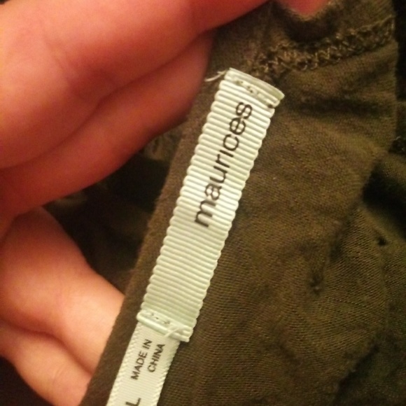 Hunter green top - Picture 3 of 3